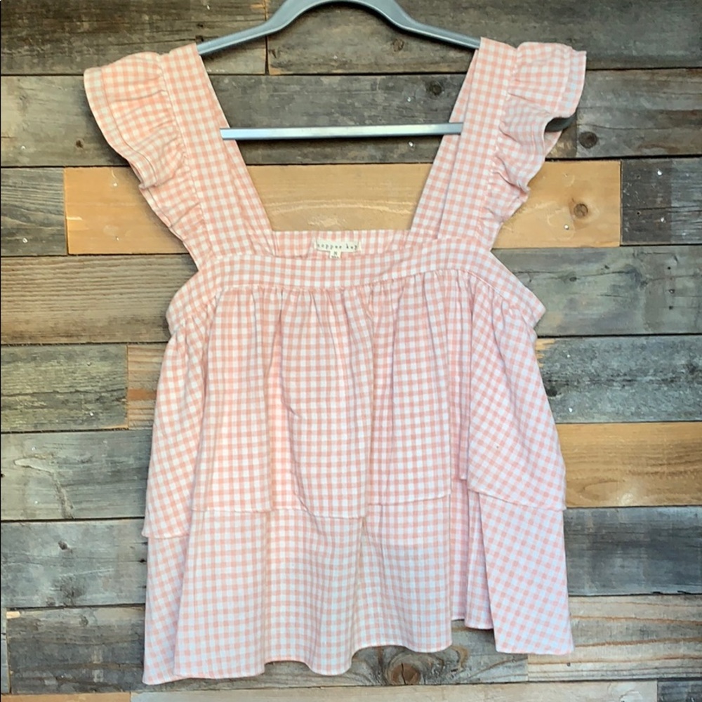 Gingham Tank Top